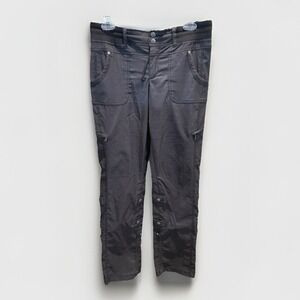 Athleta Shasta Convertible Hiking‎ Cargo Pant Black Womens Size 4
